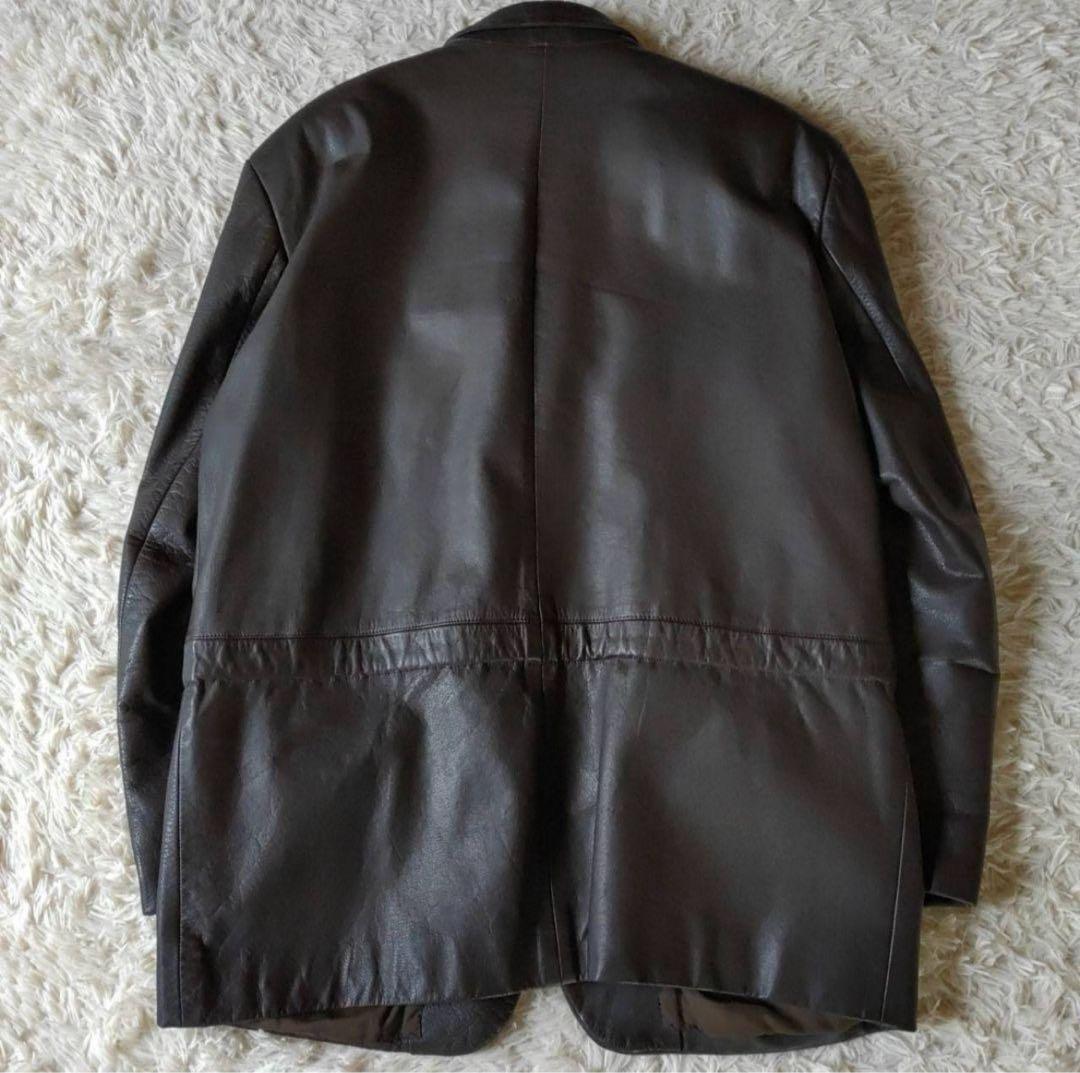 COMME des GARAONS】80s カウレザー ベル テッドジャケット COMME des