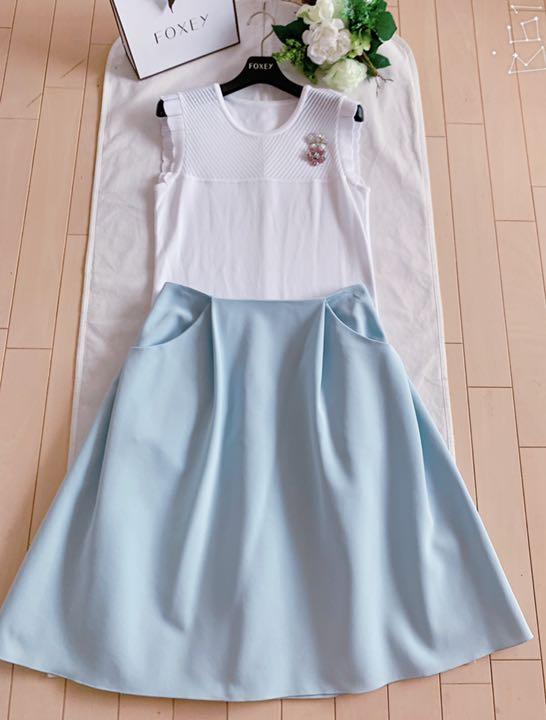 FOXEY 2019年フリル トップス38超美品 Rene