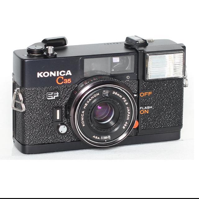 395- KONICAコニカC35EF ピッカリコニカ 分解整備済の完動極美品
