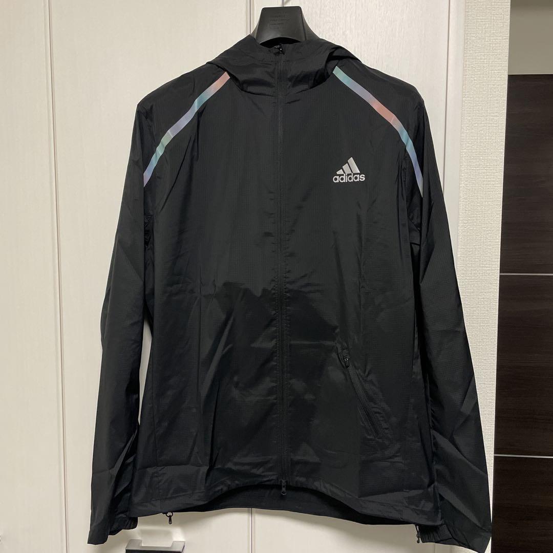 アディダス　ADIDAS マラソンジャケット　LA984 HK5637 ブラック