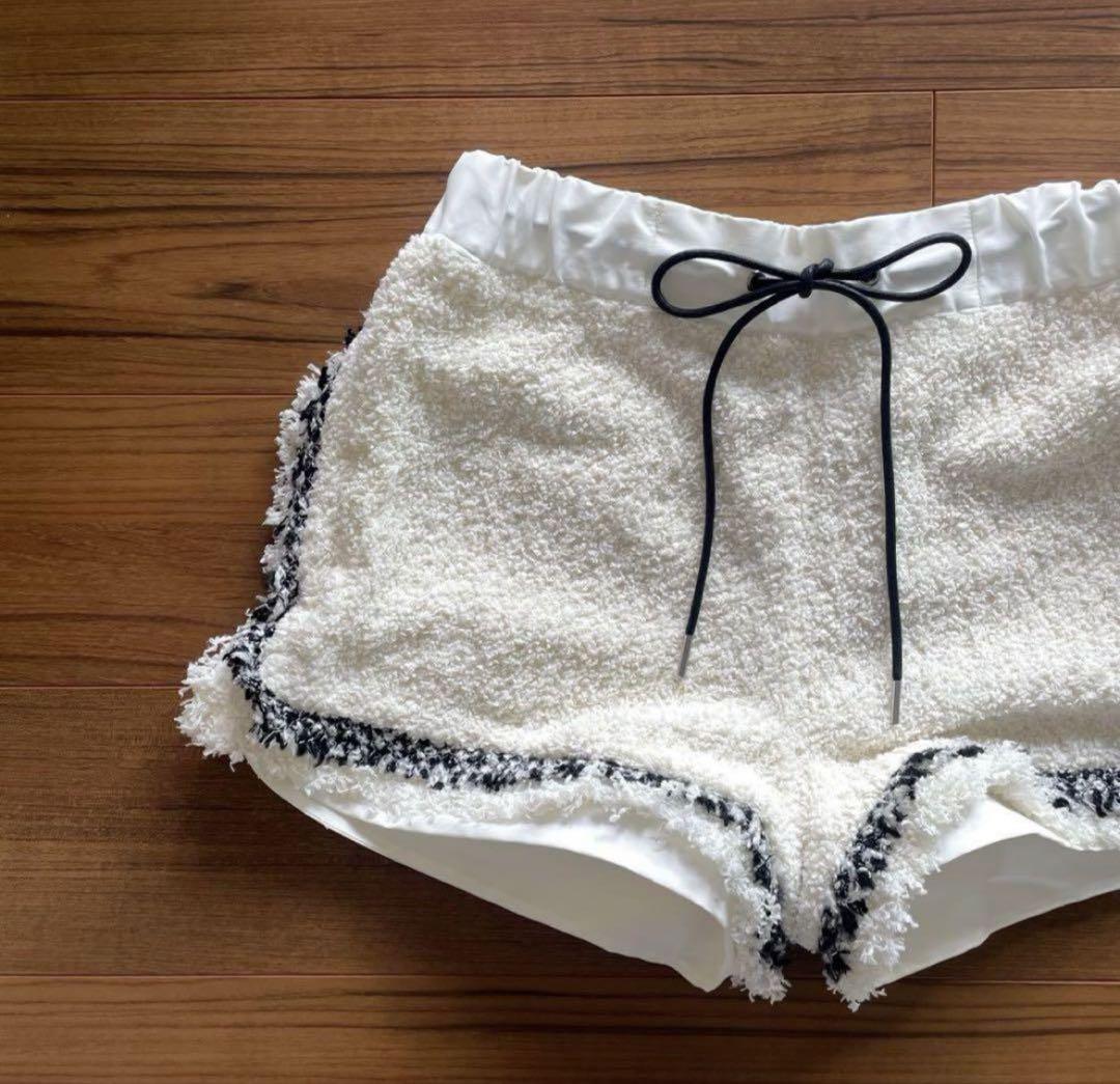 \" sacai サカイ \" ツイード ショートパンツ