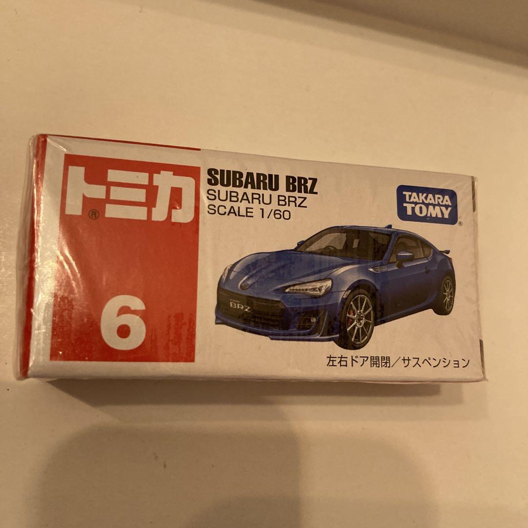 BRZメモ帳＆ミニカー トミカ SUBARU BRZ 1/60 ミニカー - メルカリ