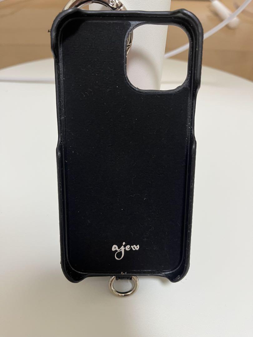 【お値下げコメント❌】エジュー iPhone13mini iPhone13mini / beige 【ひも付き】 （完売） - ajew