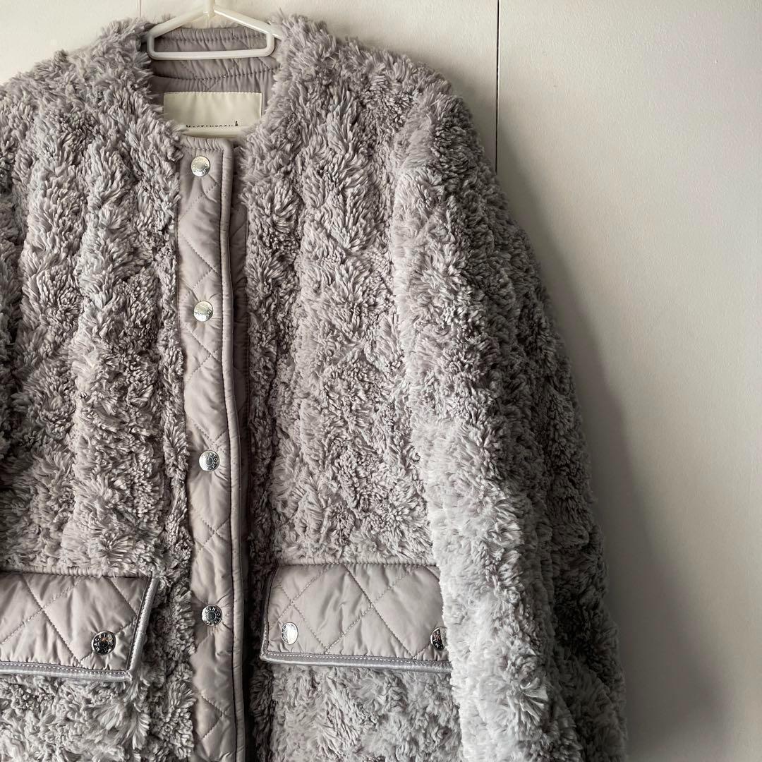 V マッキントッシュ MACKINTOSH ボア コート ロング ジャケット 6