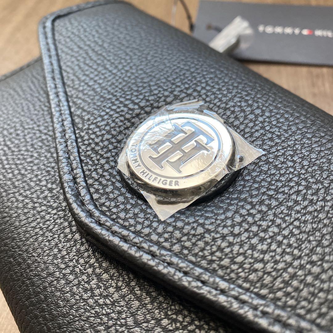 新品★ トミーヒルフィガー　長財布　財布　ウォレット　ブラック