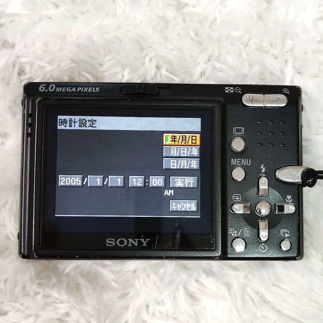 動作確認済み】SONY DSC-T9 Cyber-shot コンデジ 黒 - メルカリ