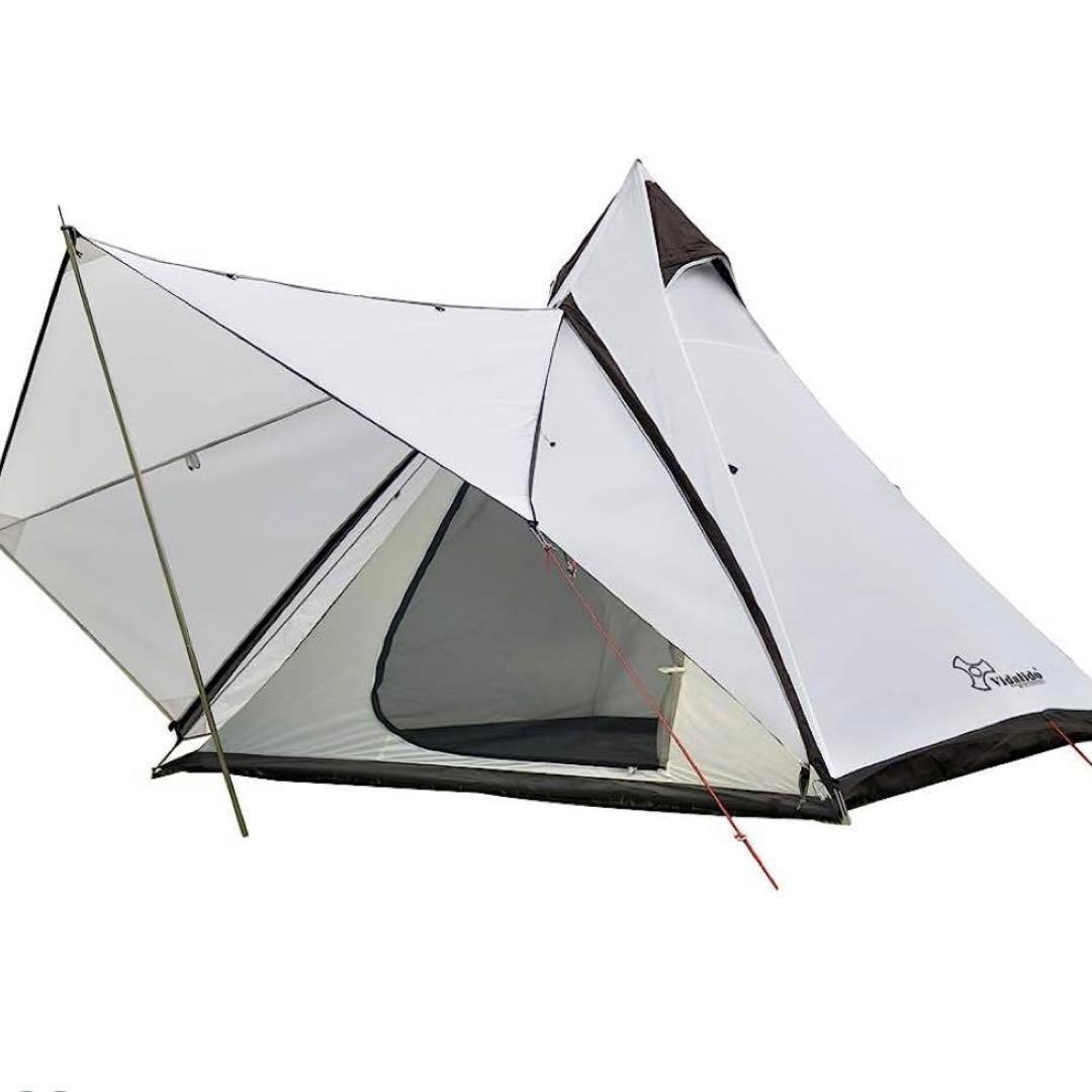 ⭐️新品⭐️ワンポールテント タープ ソロキャンプ アウトドア BBQ　簡単