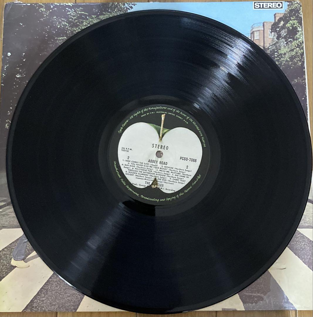 稀少オーストラリア初回Abbey Road Beatlesビートルズレコード