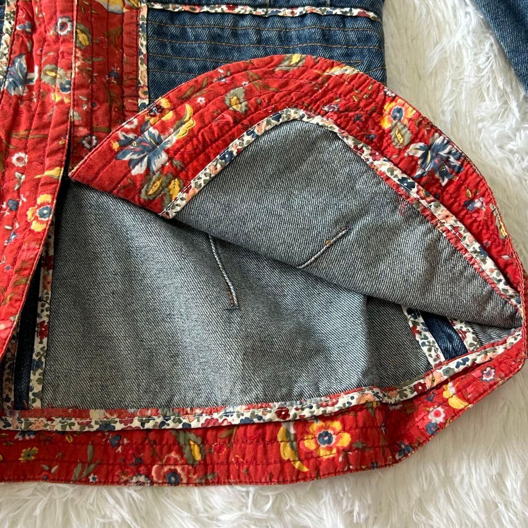 花柄キルトジャケット ビンテージ