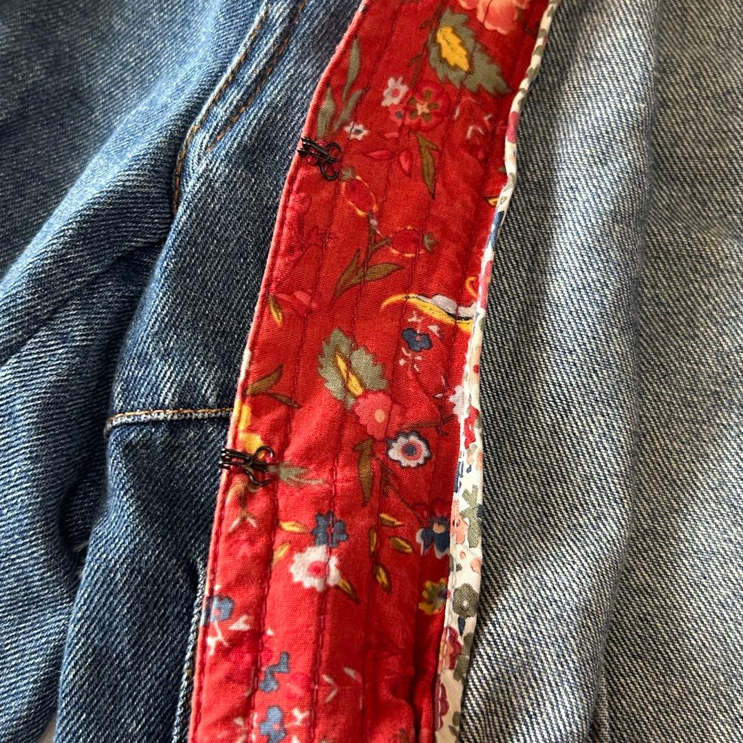 花柄キルトジャケット ビンテージ