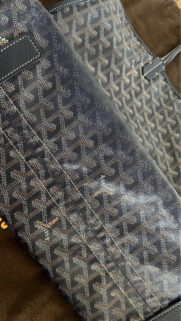 本日セール正規品中古ゴヤール　アーディPM ネイビー刻印シリアル画像ありサンルイ
