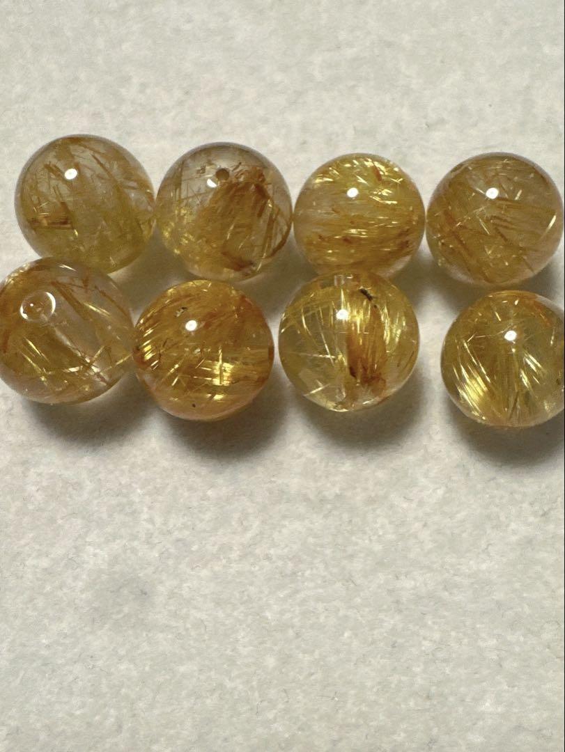 ルチルクォーツ 粒 一粒売り