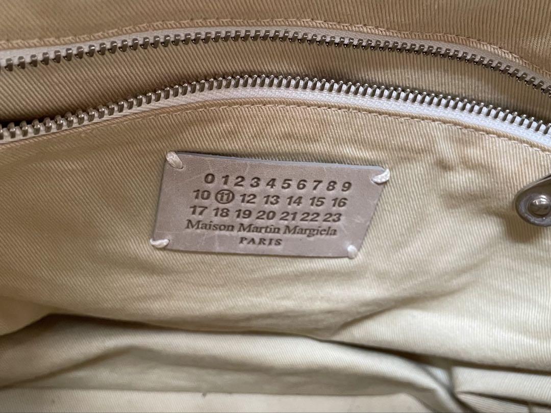 マルジェラ Margiela 12SS リネン ペンキ セーラーバッグ