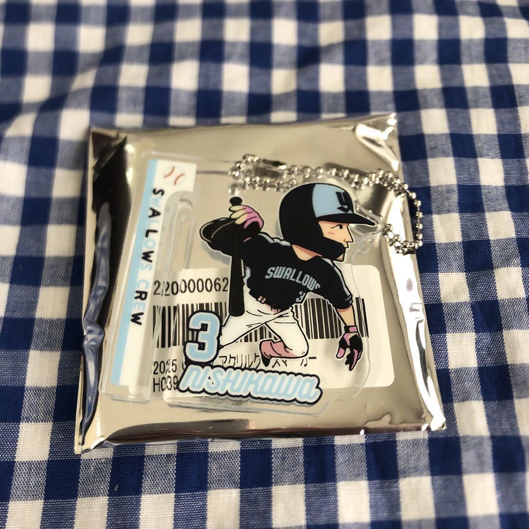 西川遥輝 2025 CREW アクリルグラスマーカー 東京ヤクルト