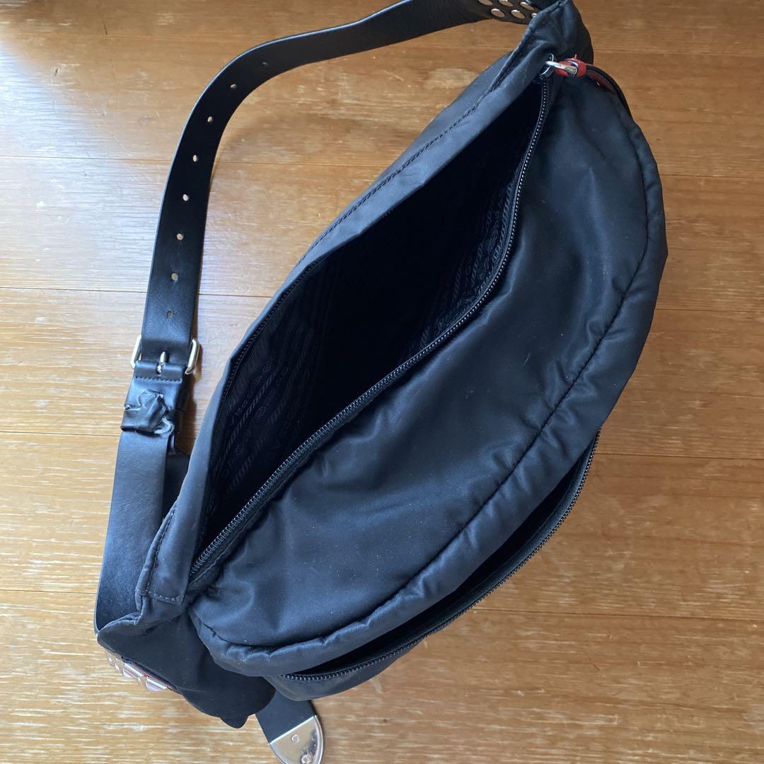 prada ウエストポーチウエストバッグウエストバックボディバック限定スタッズ 画像17