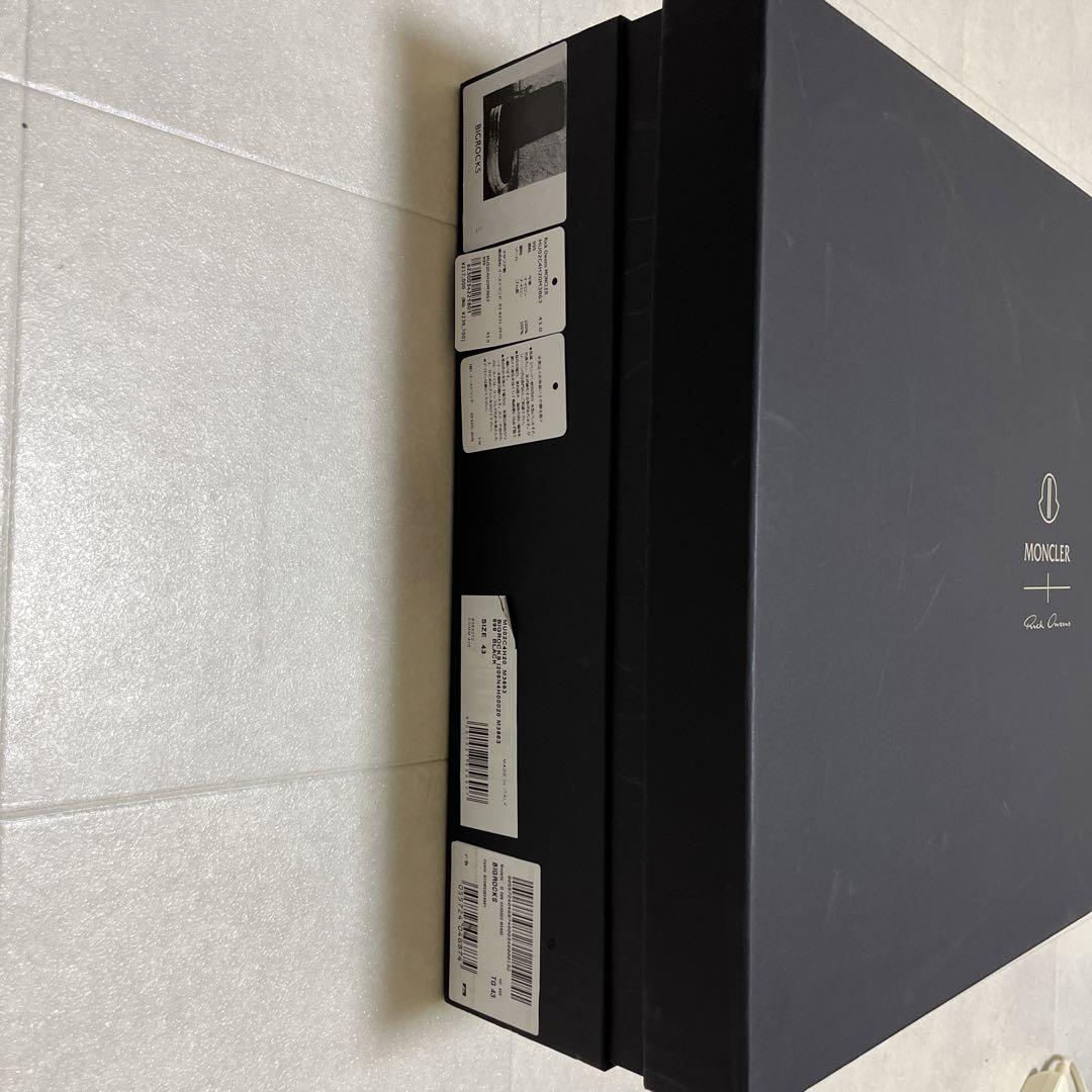 23AW Rick Owens × MONCLER BIGROCKS 43新品