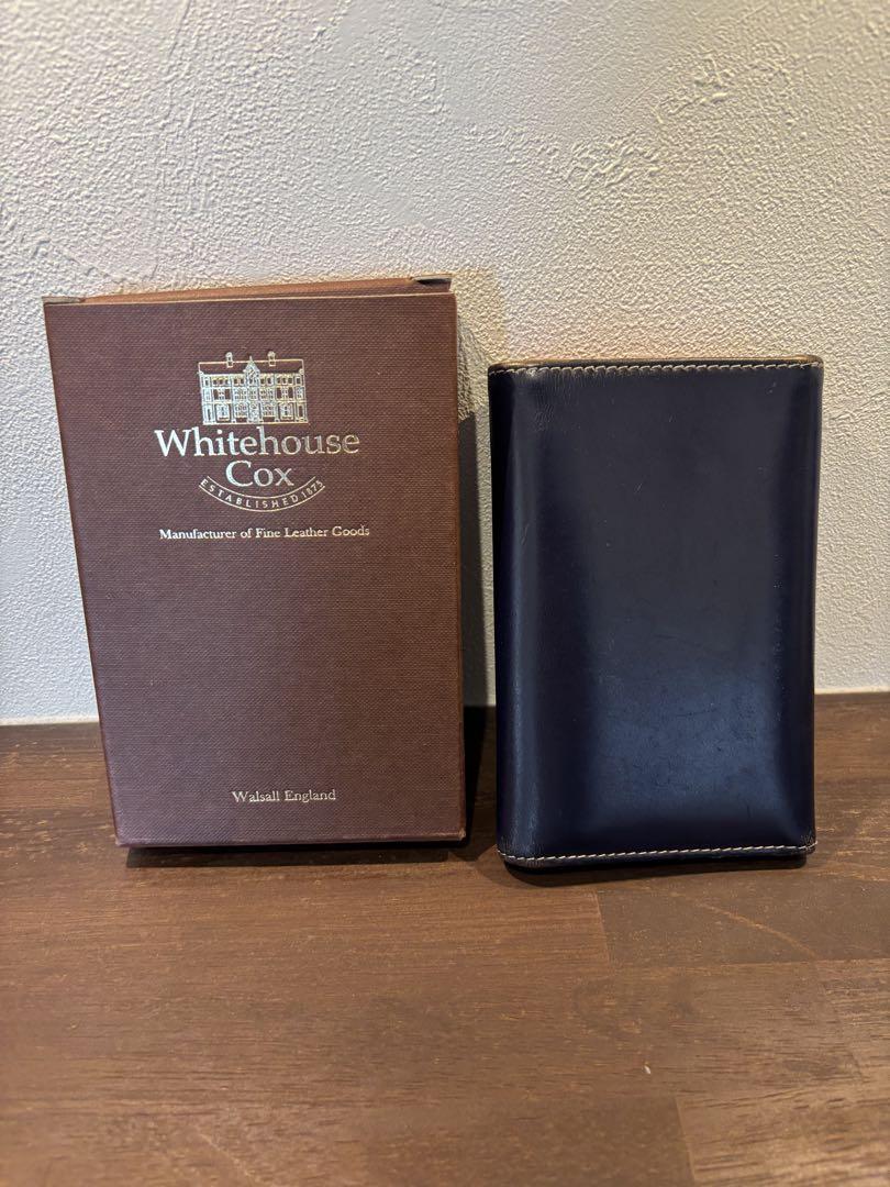 Whitehouse Cox 二つ折り財布 ネイビー Whitehouse Cox 二つ折り財布 ネイビー - メルカリ