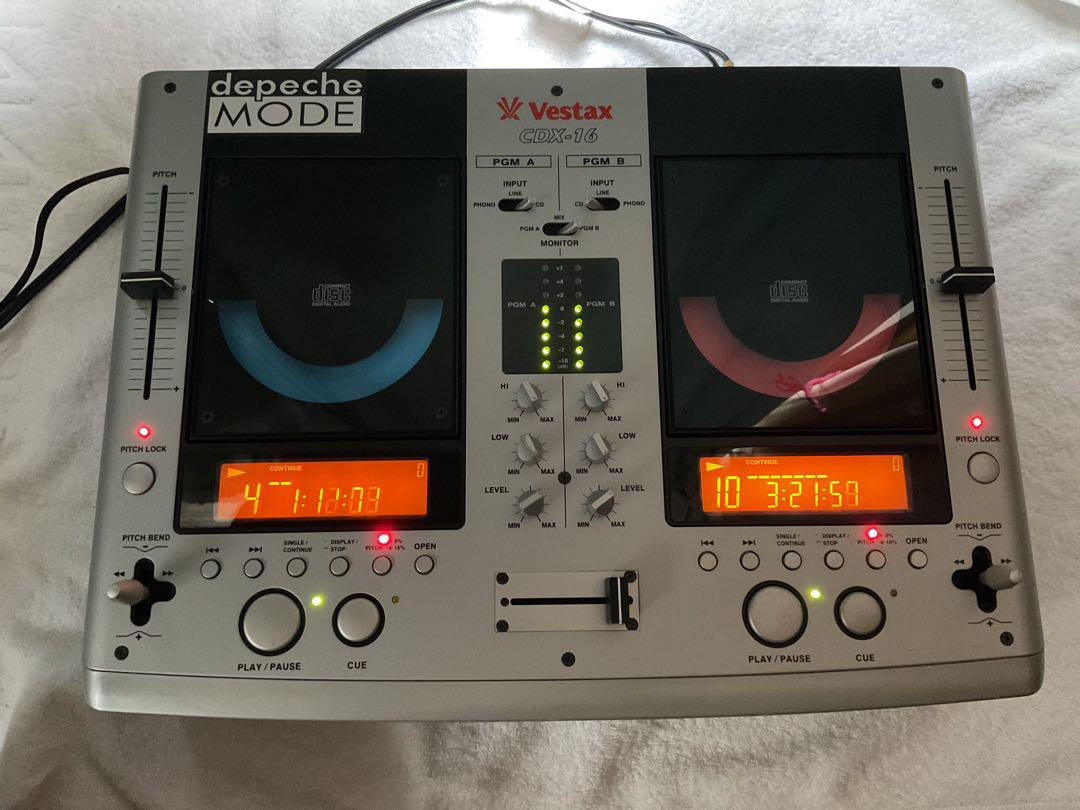 Vestax CDX-16 デュアルCDプレーヤー 音出し確認
