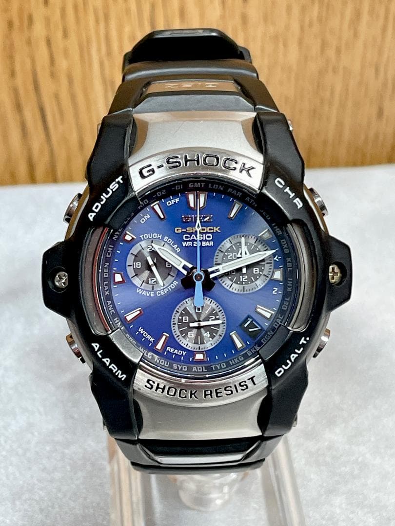 ★G-SHOCK GS-1000J-2AJF ブルー文字盤 電波ソーラー クロノ