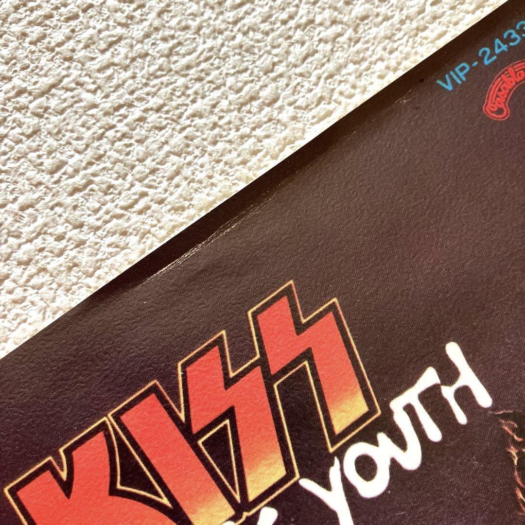 KISS 燃えたぎる血気　7㌅レコード KISS 燃えたぎる血気 7㌅レコード