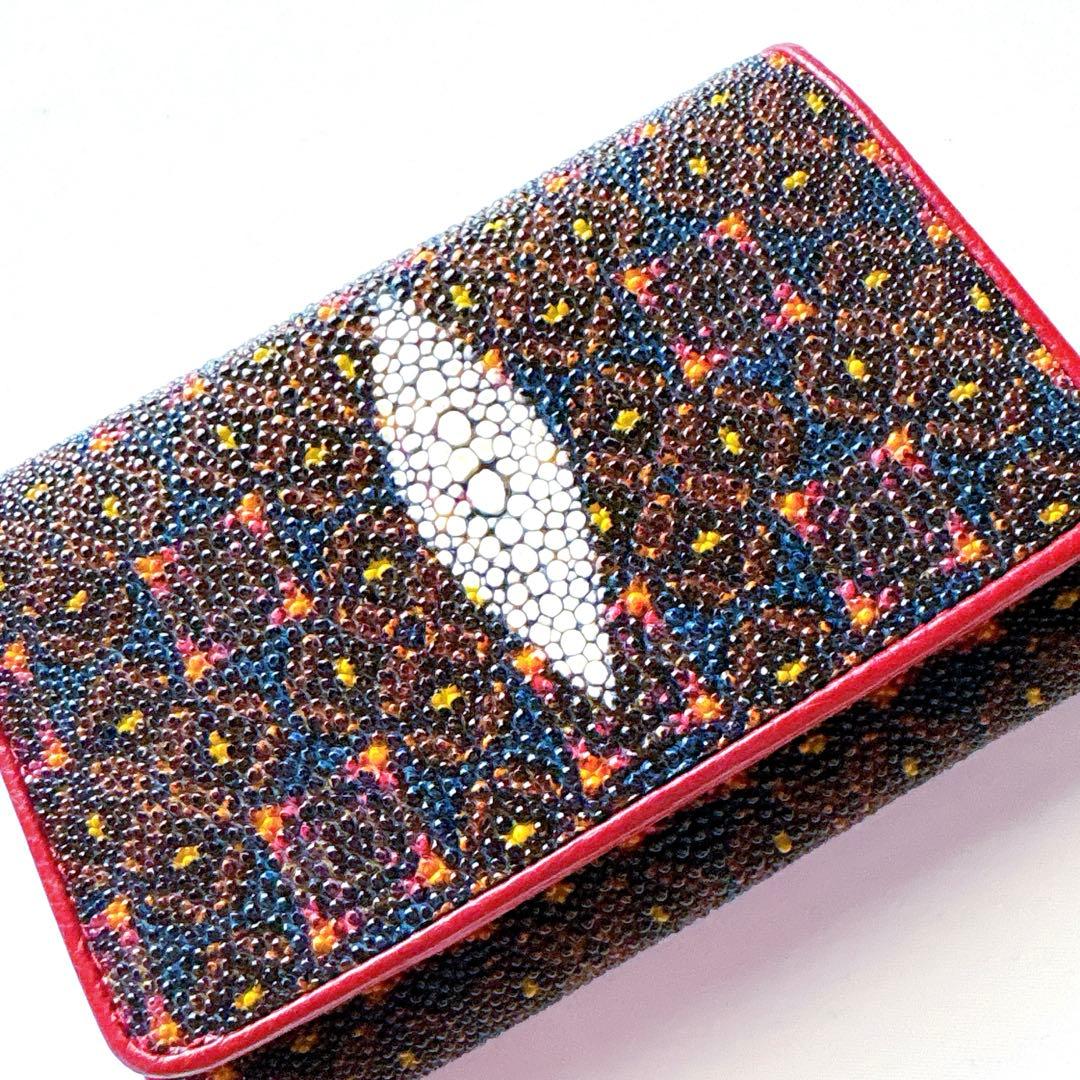 【希少】KISMET キスメット スティングレー エイ革 二つ折り財布 秋冬