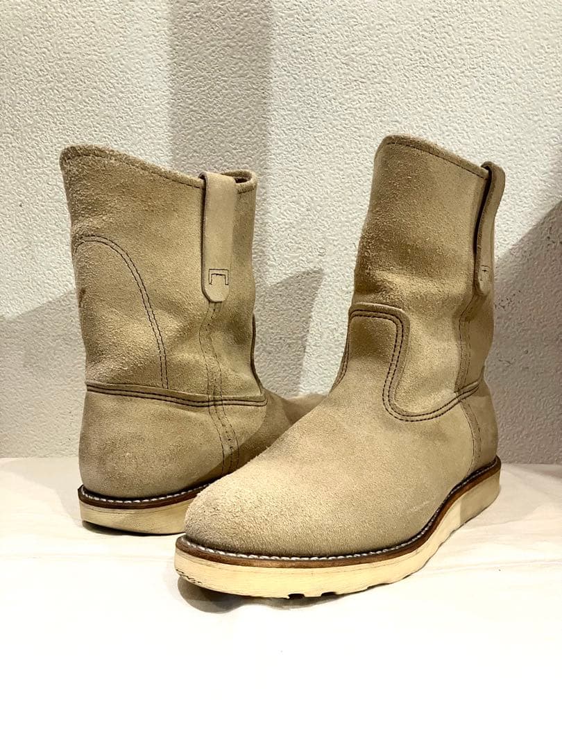 REDWING スウェード ペコスブーツ 2009年製25.5cm・RED WING