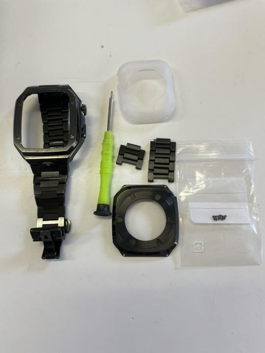 Apple Watch アップルウォッチ ベルト ブラック 八咫烏 savage