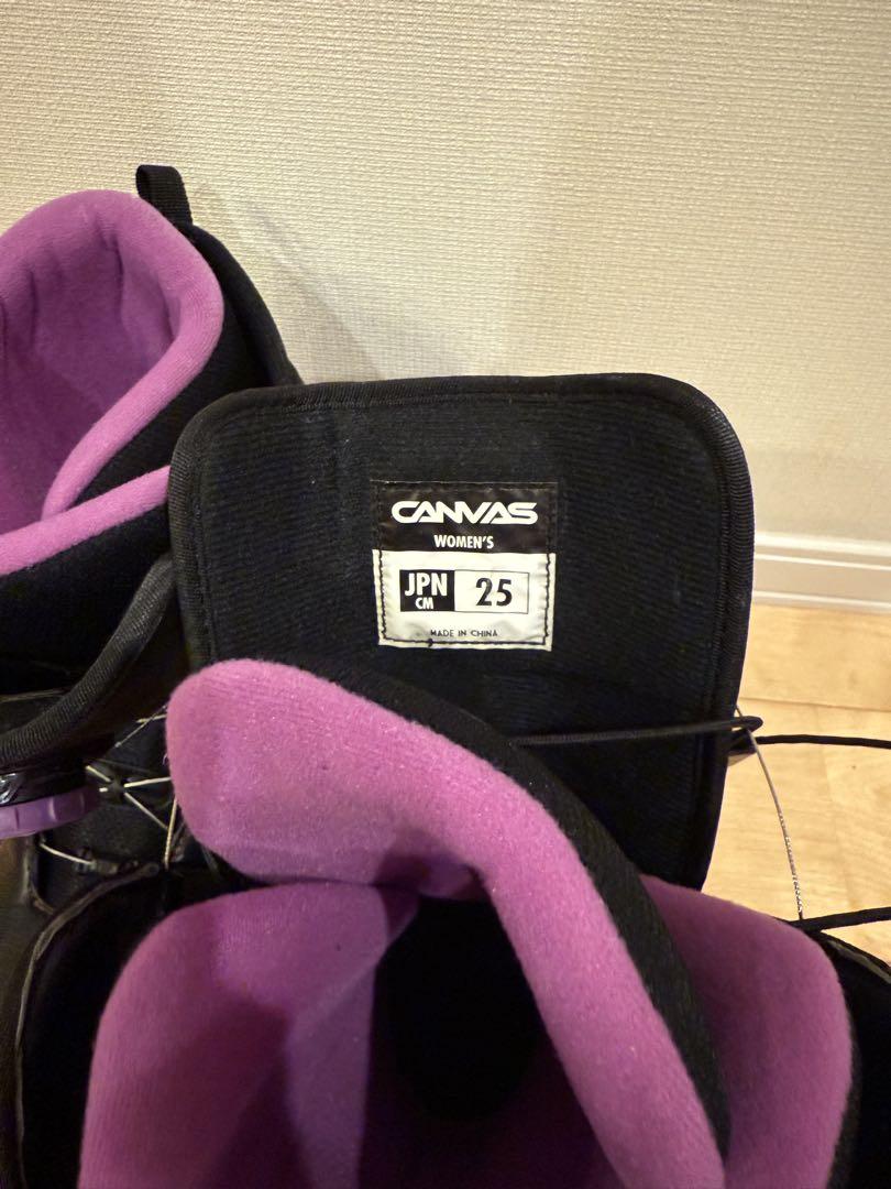 CANVAS ボアタイプ スノーボード ブーツ boa 25