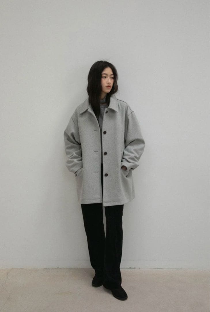 ohotoro ウッドハーフコート ohotoro ウッドハーフコート