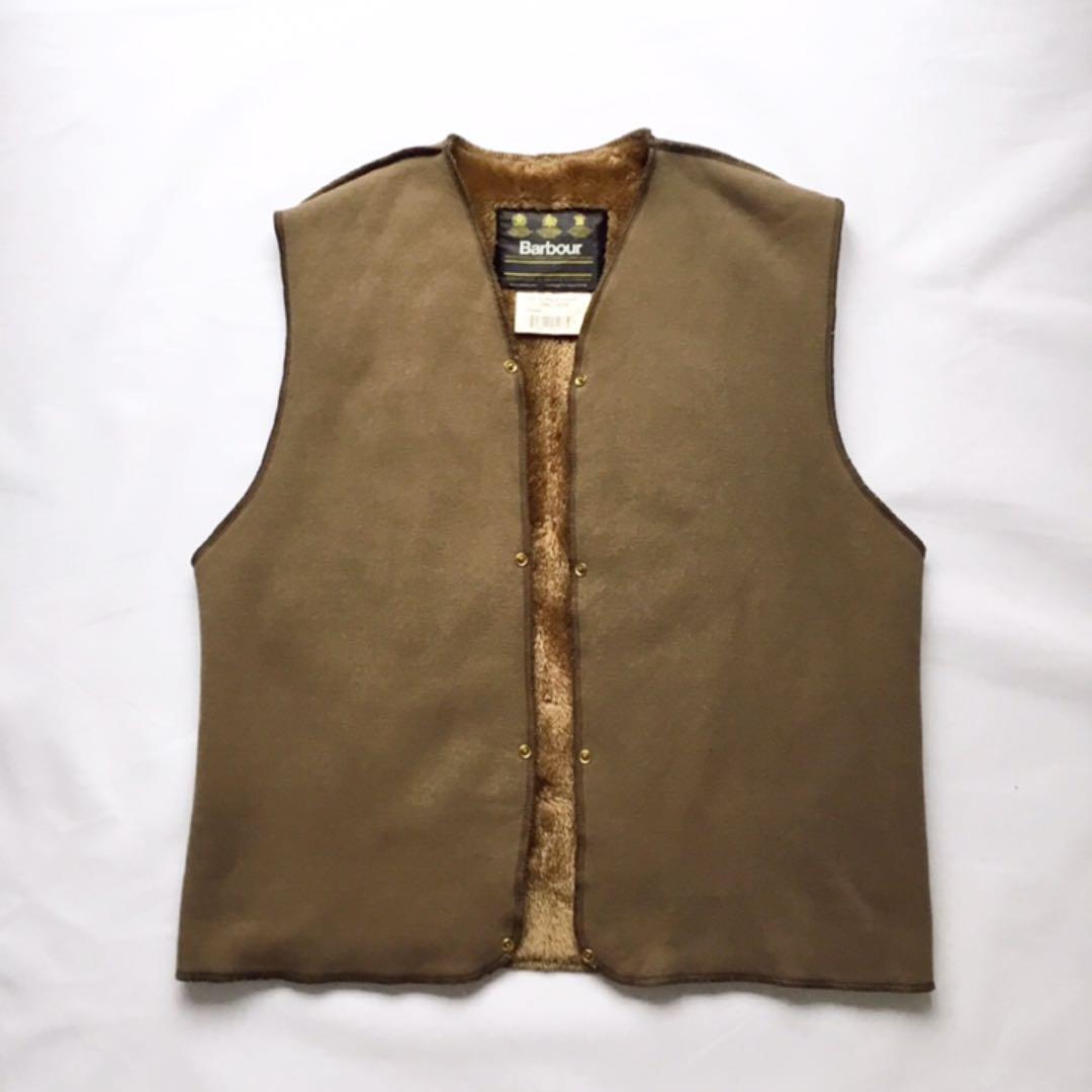 ホットセール 「40」90'S☆BARBOUR/バブアー◎ファーライナー/ベスト/3 最高級&最安値 「44」90’S★BARBOUR/バブアー◎ファーライナー/ベスト/旧3クラウン ベスト