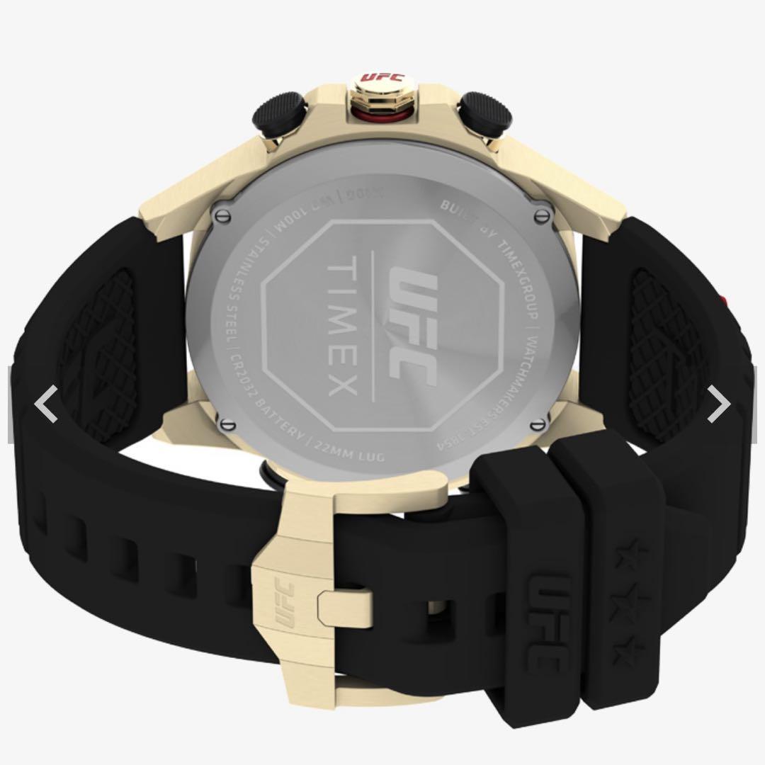 【新品】TIMEX タイメックス UFC キック ゴールドメンズ 腕時計