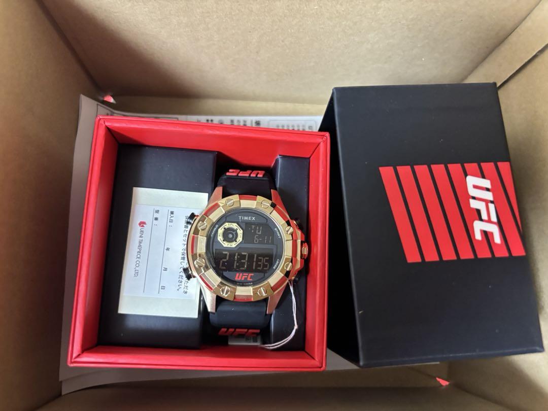 【新品】TIMEX タイメックス UFC キック ゴールドメンズ 腕時計