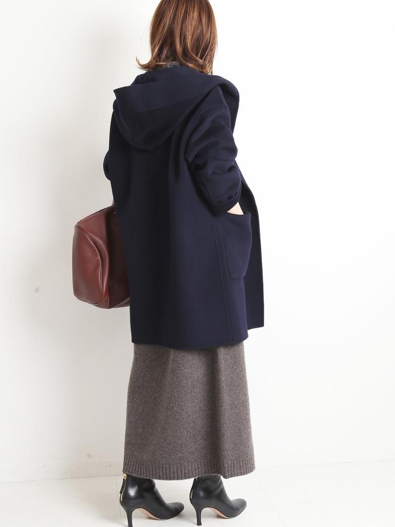 IENA Hamilton リバーフードコート ネイビー サイズ36 イエナ