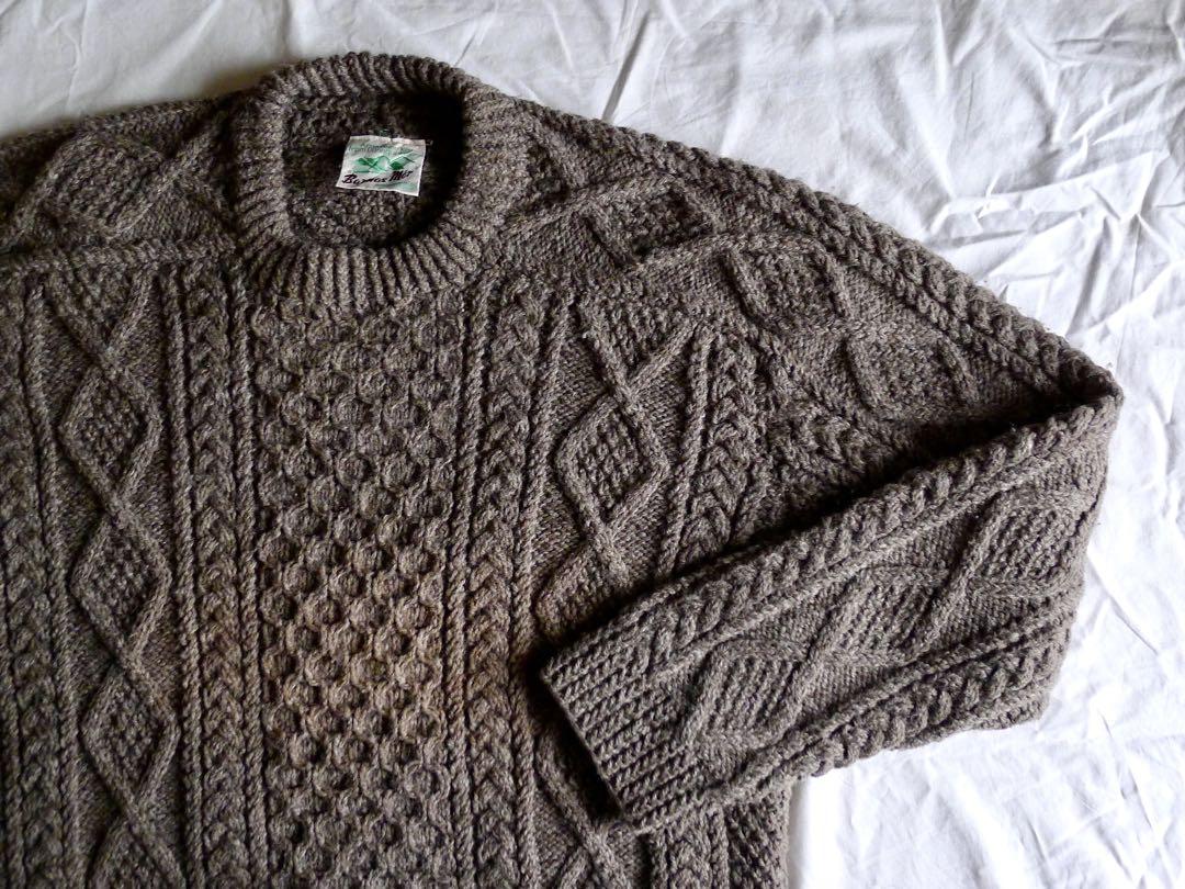 アイルランド製フィッシャーマンニットINVERALLAN