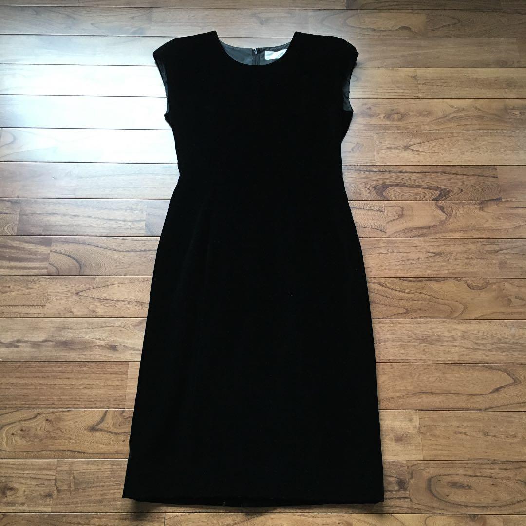 メルカリ セレモニー用ベルベットワンピース 美品 ロングワンピース 980 中古や未使用のフリマ