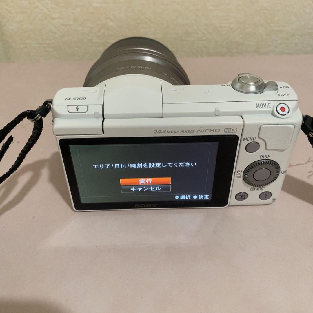 安心 保証 美品!sony α5100 フラッシュ内蔵レンズ交換式デジタル