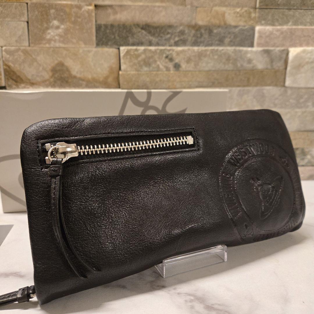 Vivienne Westwood ラウンドファスナー　レザー 長財布　美品