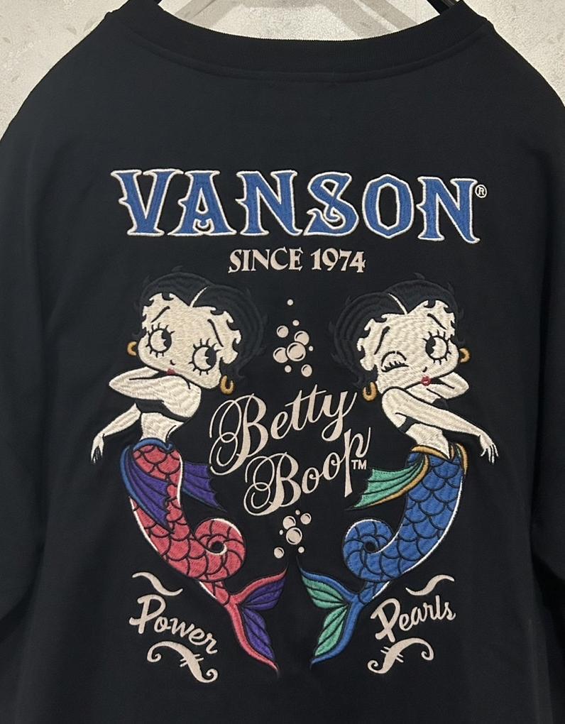 VANSON×BETTY BOOP マーメイド ベティちゃん ワンピース L