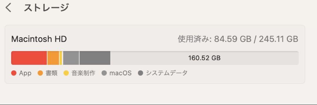 【正規品】MacBook Air M2 13インチ 8GB 258SSD