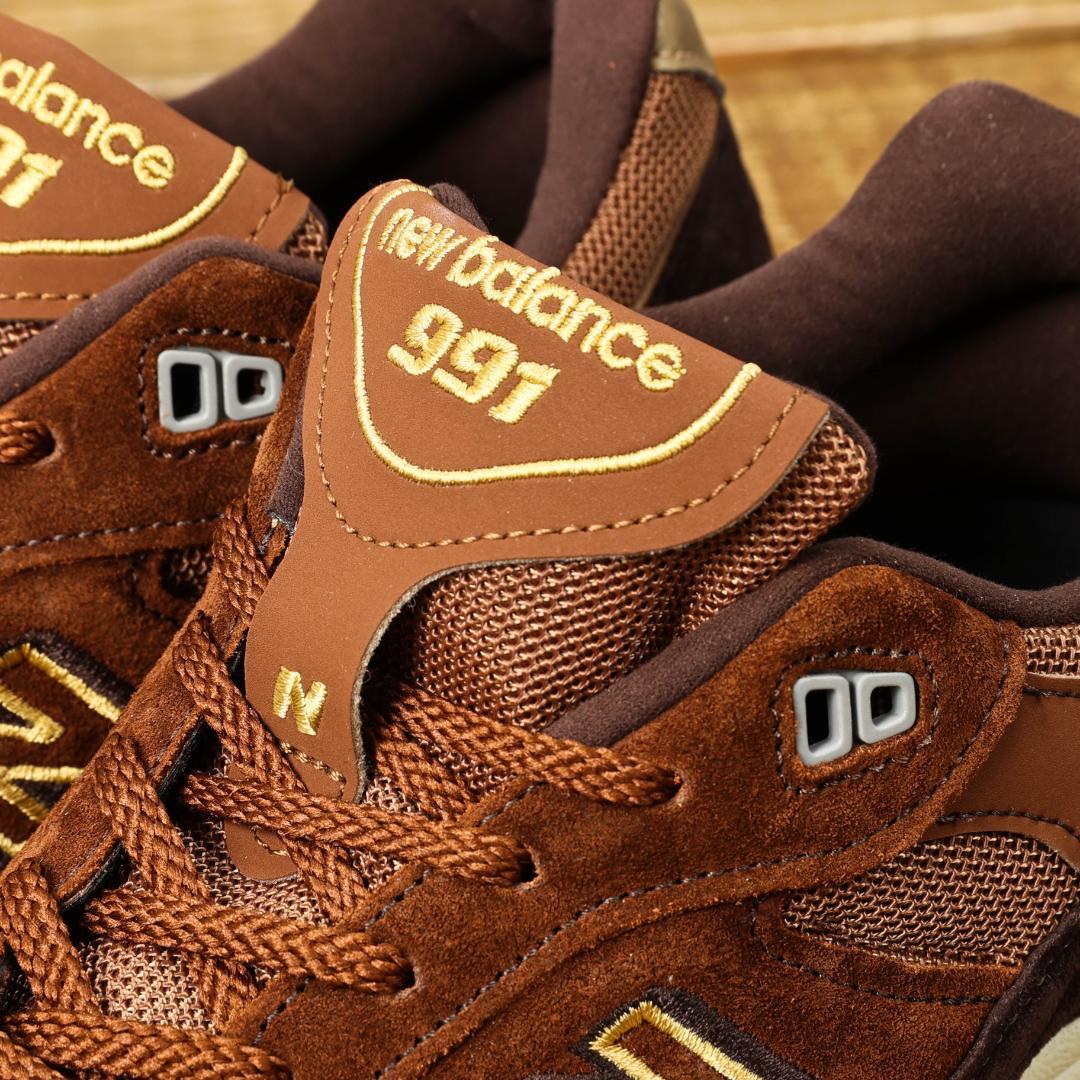 NEW BALANCE 英国製 M991 YOX ブラウン US 10 D