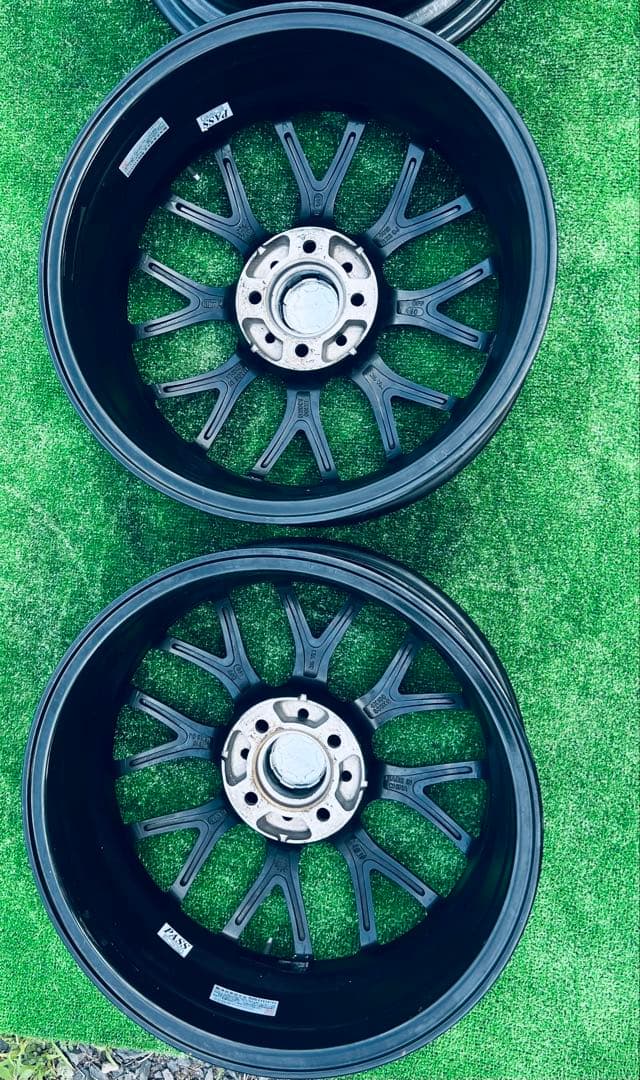 16x6Jインチ ブラック/ブルー ホイール 4本セット 16x6Jインチ ブラック/ブルー ホイール 4本セット - メルカリ