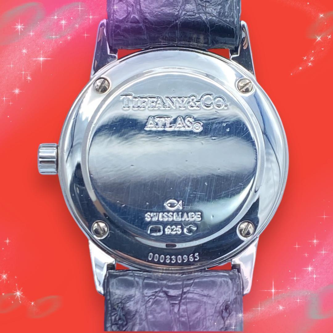 《美品　稼動品》ティファニー　アトラス　レディース腕時計　SV925 正規尾錠