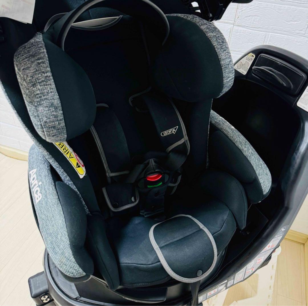 【美品】アップリカ フラディアグロウ isofix AC チャイルドシート アップリカ フラディア グロウ ISOFIX スタンダード ピュア