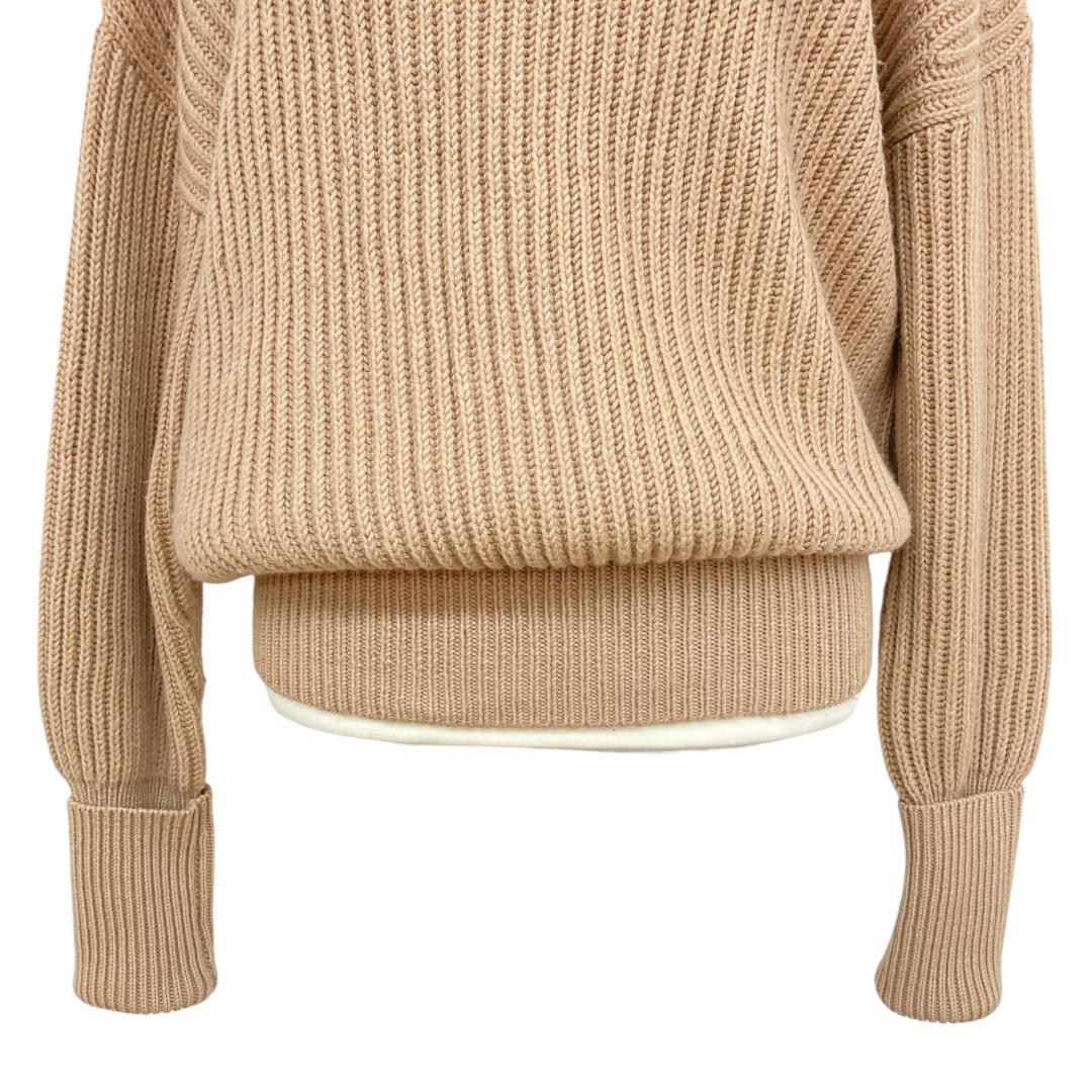 M.MARTIN ベージュ 長袖 ニット・セーター FREE SIZE M.MARTIN ベージュ 長袖 ニット・セーター FREE SIZE