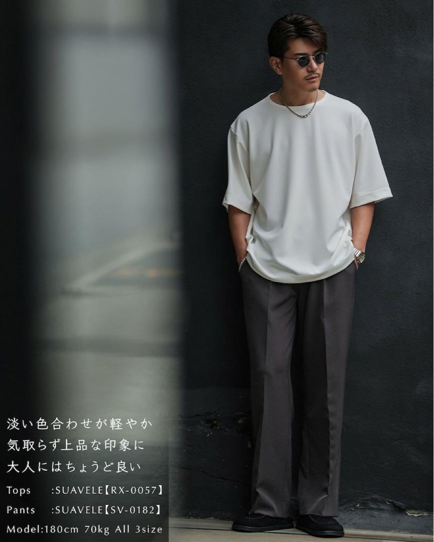 SUAVELE【唯一無双】【日本製Tシャツ】【RX-0057】white - メルカリ
