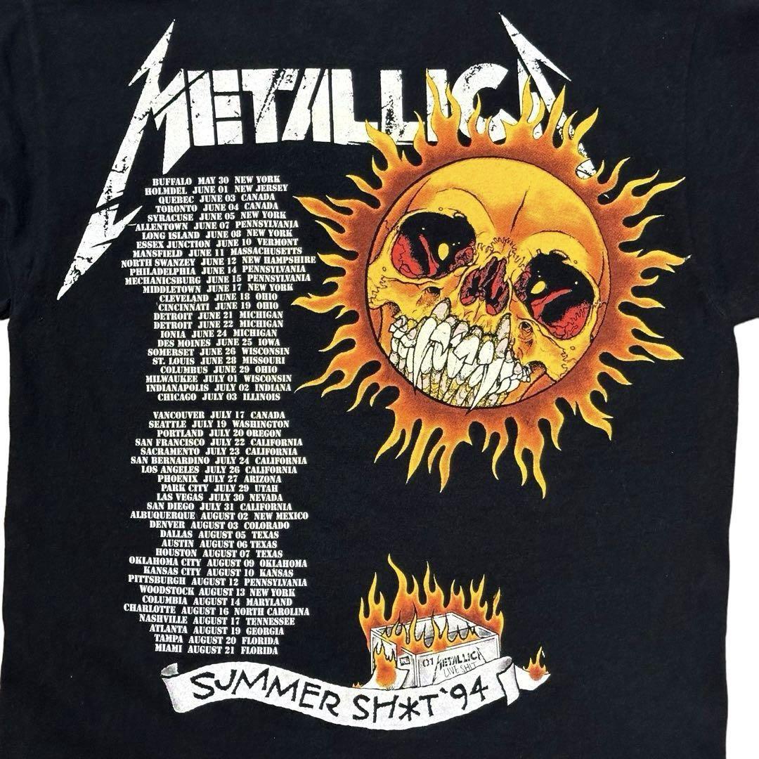 希少 00's METALLICA PUSHEAD 1994 Tシャツ 画像9