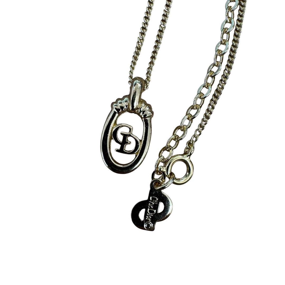Christian Dior CDロゴ ネックレス Chr.Dior