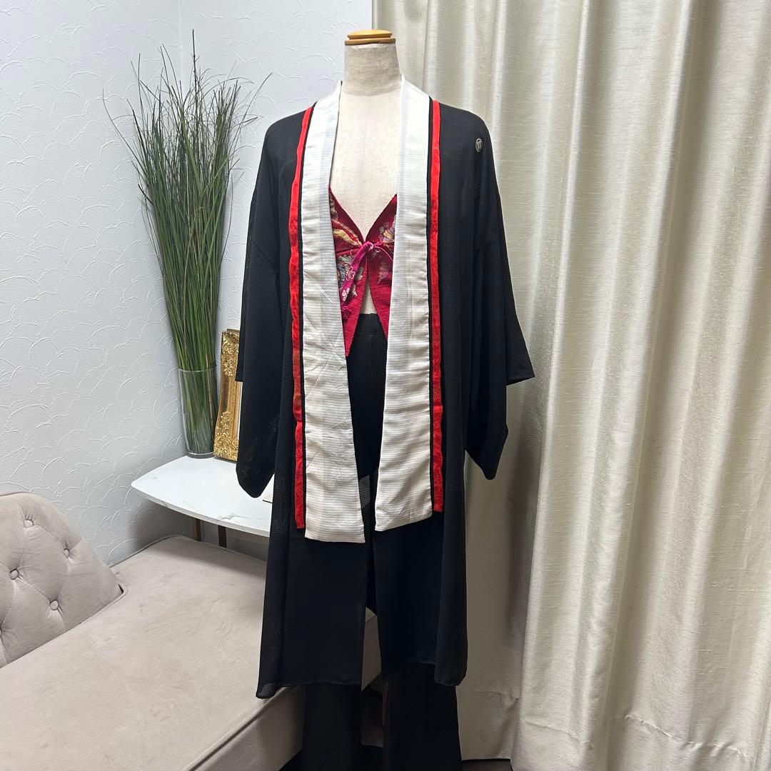 絹着物のスプリングコート