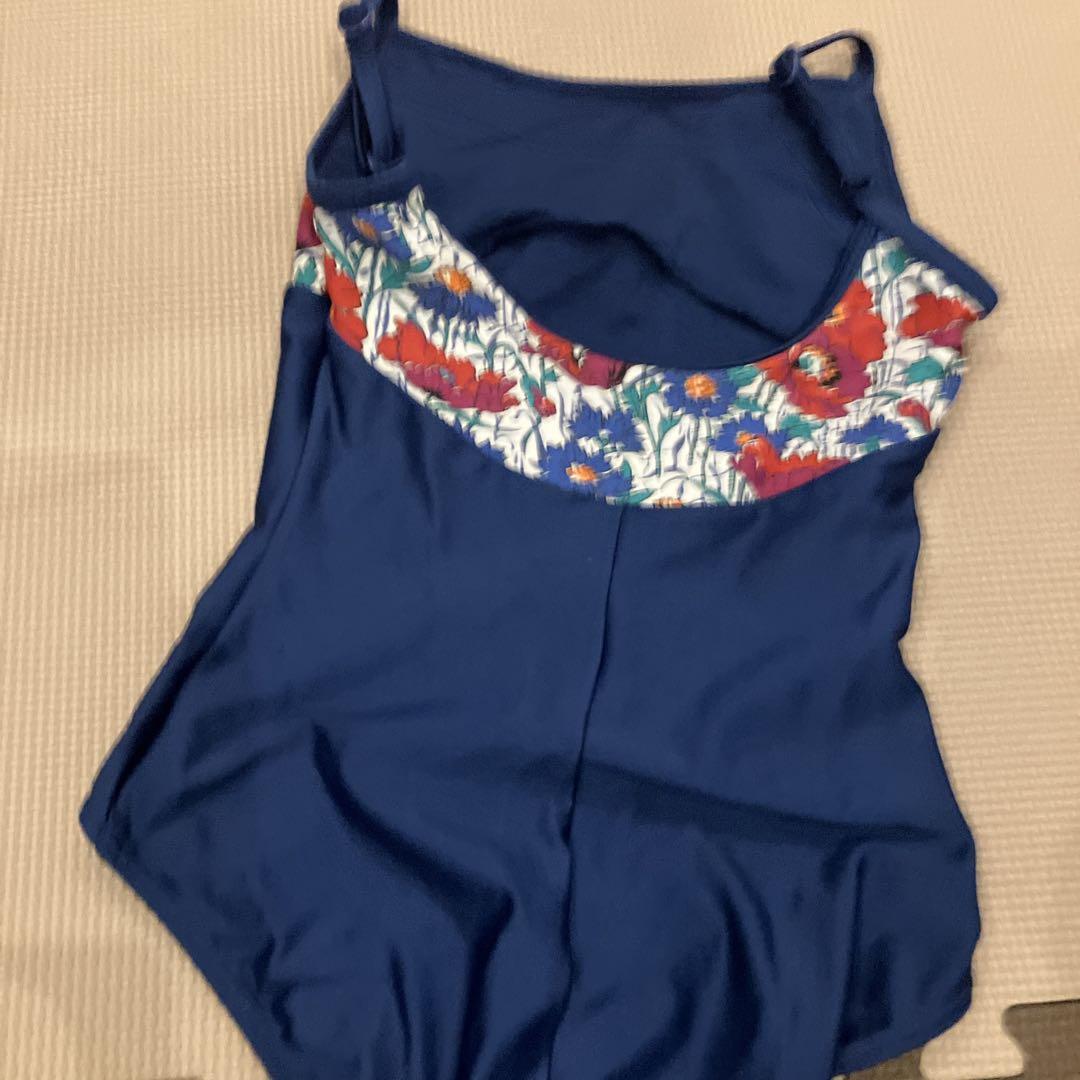 流行り の ブランド  スカート付きレオタード バレエ チャコット ネイビー 140 花柄 バレエ