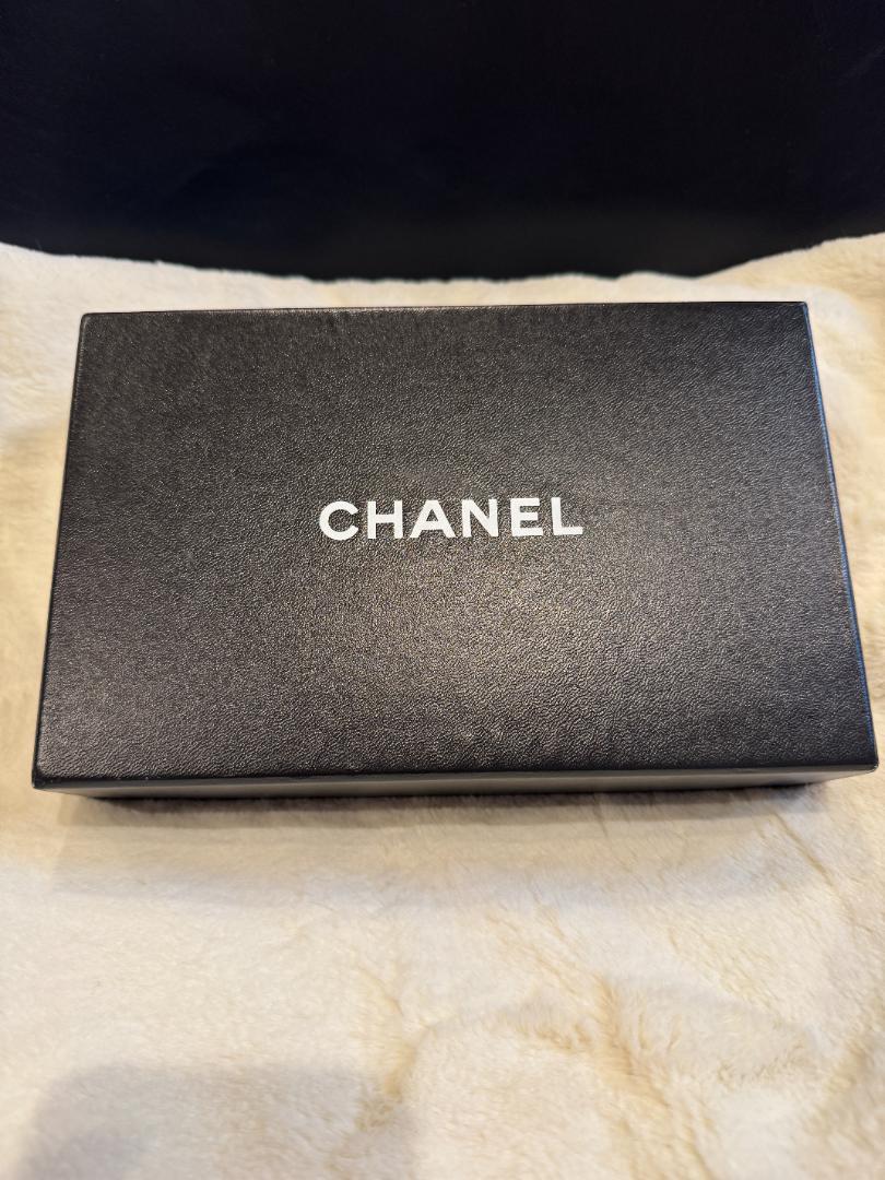 CHANEL　長財布　マトラッセ　ラムスキン　ピンク